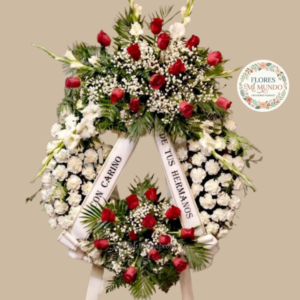 Corona Especial con Rosas Rojas