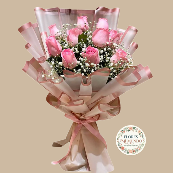 Ramo con Rosas Rosadas