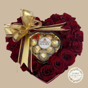Box Corazon + Ferrero Rocher