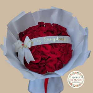 Ramo Personalizado en Rosas Rojas