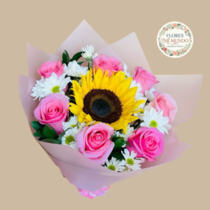 Rosas y Girasol