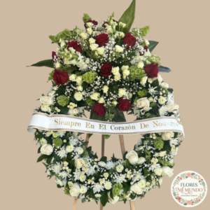 Corona Funebre Bicolor