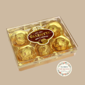 Bombones Valentte de 6 Unidades