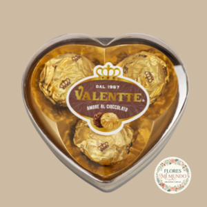 Bombones Valentte de 3 Unidades
