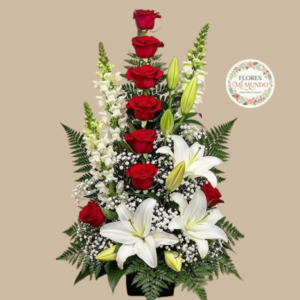 Arreglo con Rosas Rojas