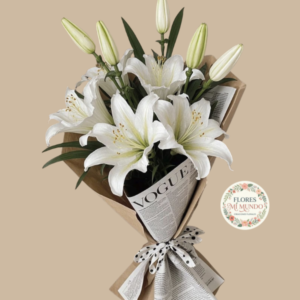 Ramo con Liliums Blancos