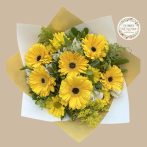 Ramo con Gerberas Amarillas