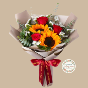 Mix Girasoles y Rosas