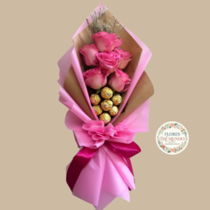 Ramo con Rosas y Bombones