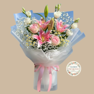 Ramo de Liliums con Rosas