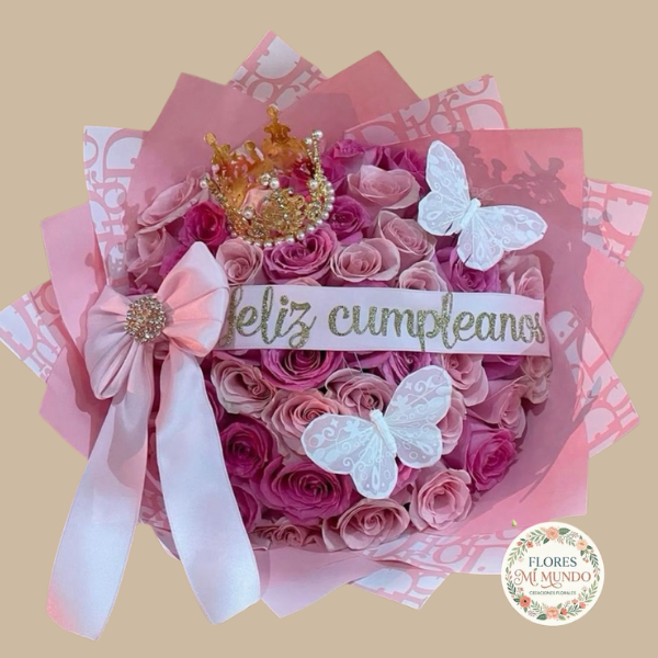 Ramo Rosado Personalizado