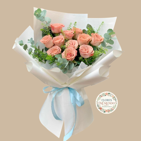 Ramo con Rosas Damasco