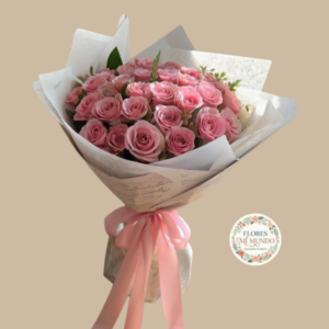 Ramo con 20 Rosas Rosadas