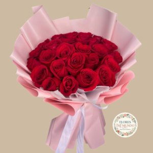 Elegante Ramo de Rosas Rojas