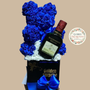 Oso Teddy Con Botella de Whisky