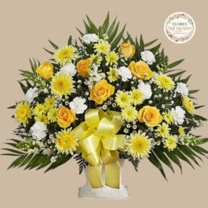 Arrimo con Flores Amarillas