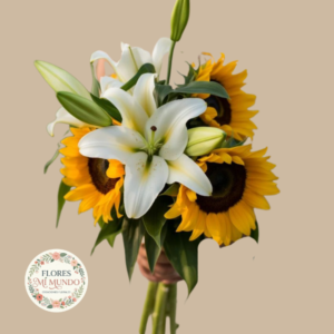 Ramo de Novia con Girasoles y Liliums