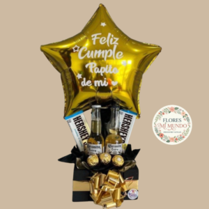 Arreglo Con Cervezas y Chocolates