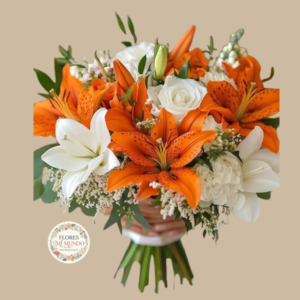 Ramo de Novia con Liliums Bicolor