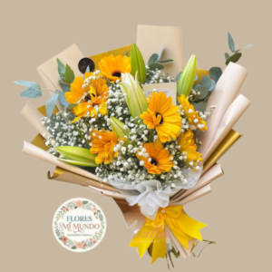 Ramo Primaveral con Gerberas y Lirios