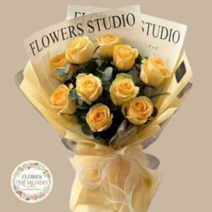 Ramo con 10 Rosas Amarillas
