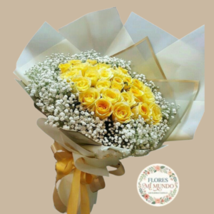 Ramo con 25 Rosas Amarillas