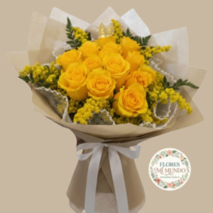 Ramo con 10 Rosas Amarilas